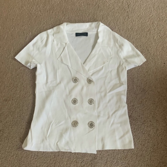 Cable & Gauge White button down top‎ Small - Picture 3 of 6